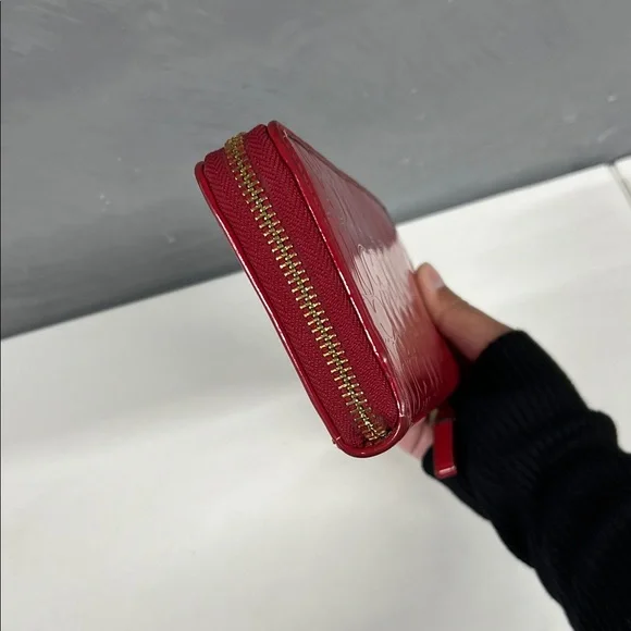 Coach Red Monogram Wallet - Picture 7 of 12